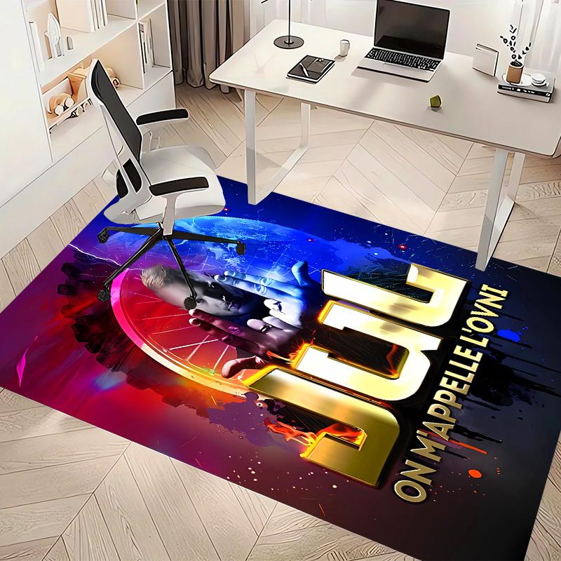Jul rapper Printed Absorbent Washable Carpet, Non-Slip Bathroom Mats, Kitchen Rugs, Yoga Mat,Living Room Entrance, Camping Picnic Rugs