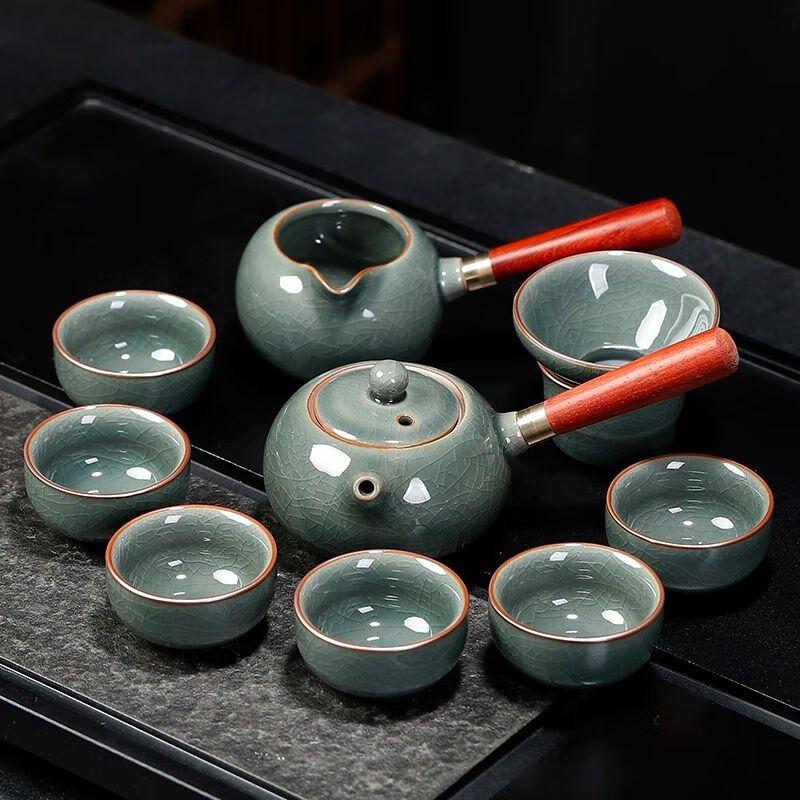 Qiuchao Ge Yao Ceramic Kung Fu Tea Set