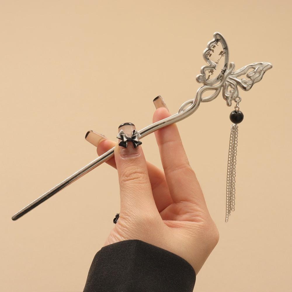 Vintage Hanfu Chopstick Hair Sticks Chinese Style Hair Accessories 2024 New Tassel Hair Stick