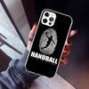 Handball Sport Phone Case For iPhone 17 Air 11 13 Mini 14 15 Plus 16 12 Pro Max 16E SE 7 8 Pattern Soft TPU Back Cover  17 Air 1