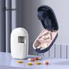 Компактный разделитель таблеток для кошелька, резак, делитель маленьких и крошечных таблеток, портативная таблеткорезка, органайзер для лекарств, дневная доза с отделением для хранения