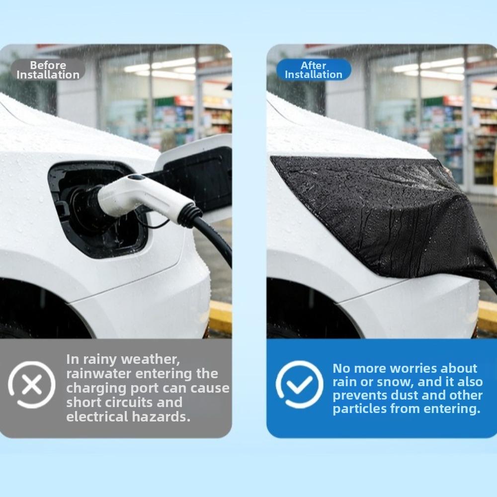Waterproof EV Charger Cover Magnetic Strip Car Charger Plug Cover For Electric Cars
