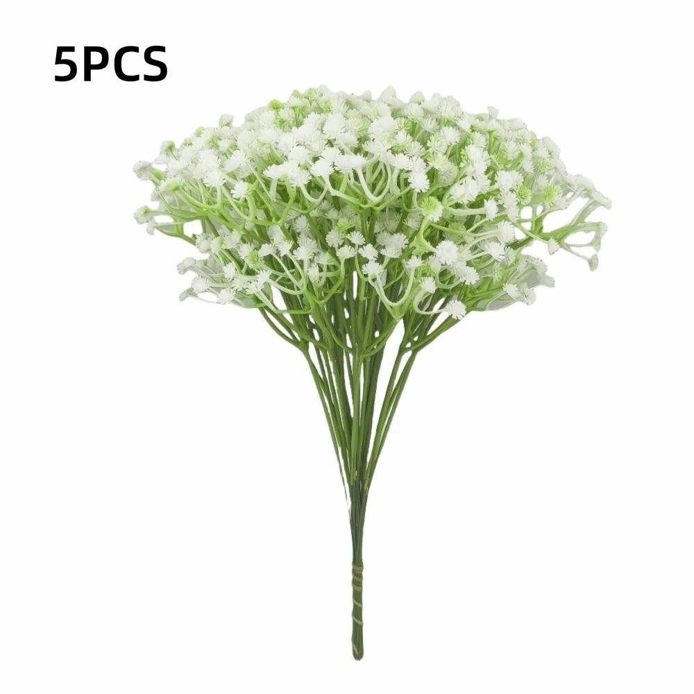 5 шт. Смешанные искусственные цветы Искусственное растение Листья долларового дерева DIY Букеты Свадьба