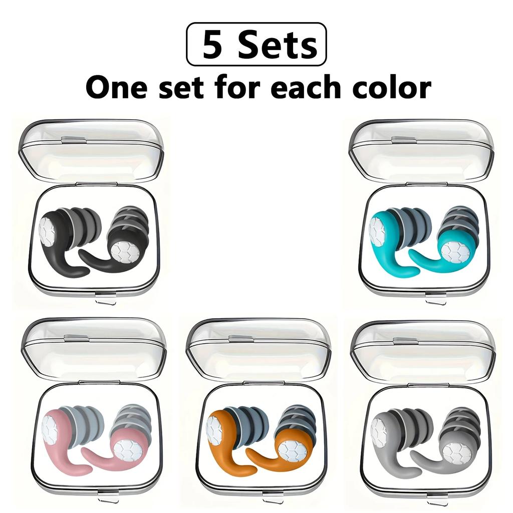 HUAK 1Pair Sleeping Ear Plugs Noise Reduction Tapones Oido Ruido Soft Oordopjes Earplug Waterproof Tapones Para Dormir Earplugs