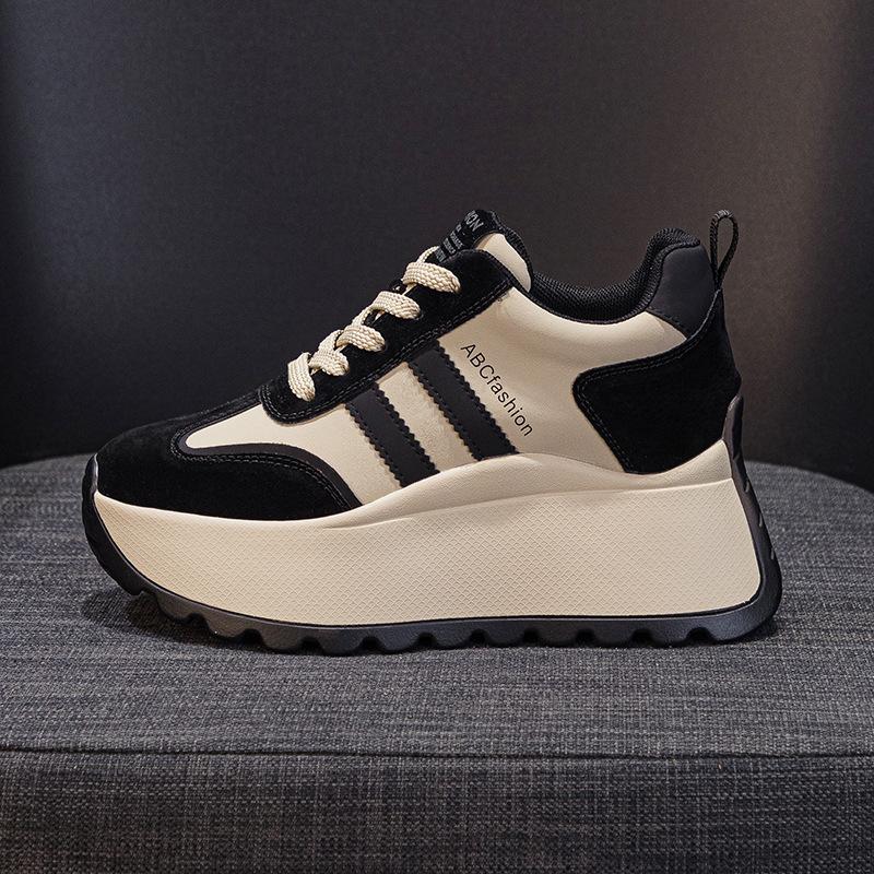 Высококачественные вафельные Agam немецкие тренировочные кроссовки женские 2025 осень новые популярные супер огонь платформа спортивные и повседневные папины кроссовки