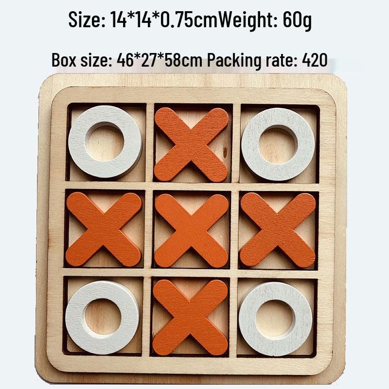 XO Деревянные крестики-нолики Казуальная битва Настольная игра