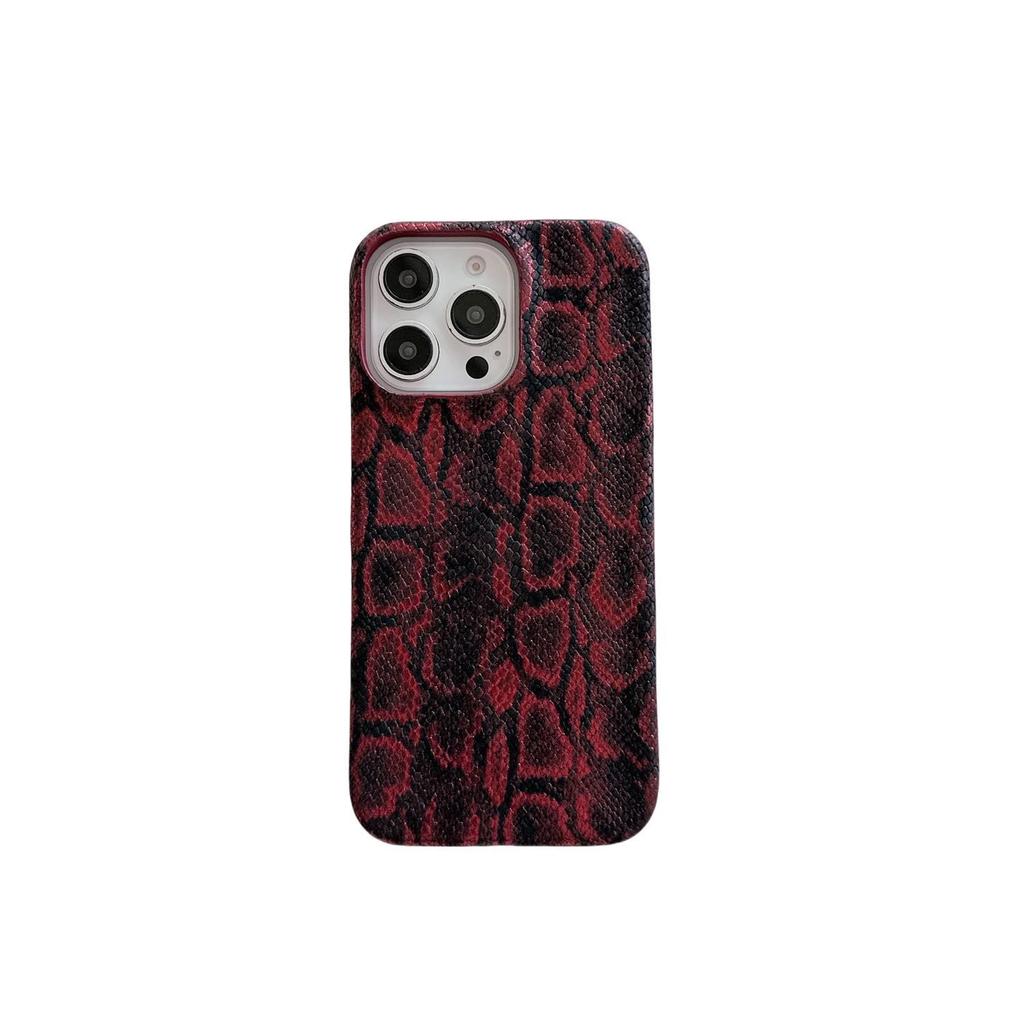 Роскосный противоударный чехол с текстурой змеиной кожи для iPhone 17 Pro Max и Apple 16