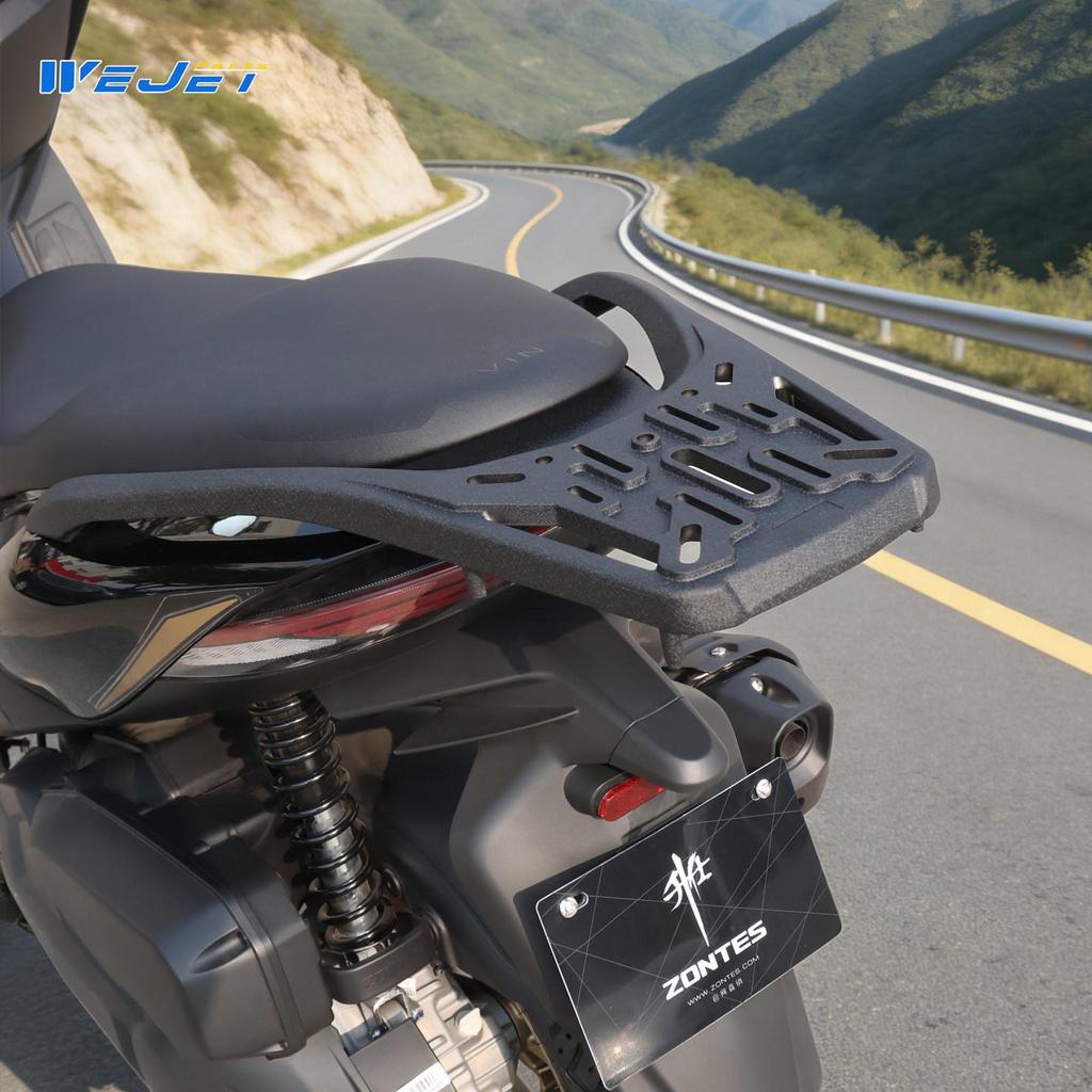 Алюминиевый сплав Задний багажник для Zontes Shengshi 368D - Утолщенный, Расширенный багажник для кофра на хвост для легкой установки