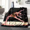 Ice Skating Performance Home Customized Blankets Comfortable Soft Lightweight Multiseason Blanket For Picnics Sofas Offices Beds Living Rooms Perfect