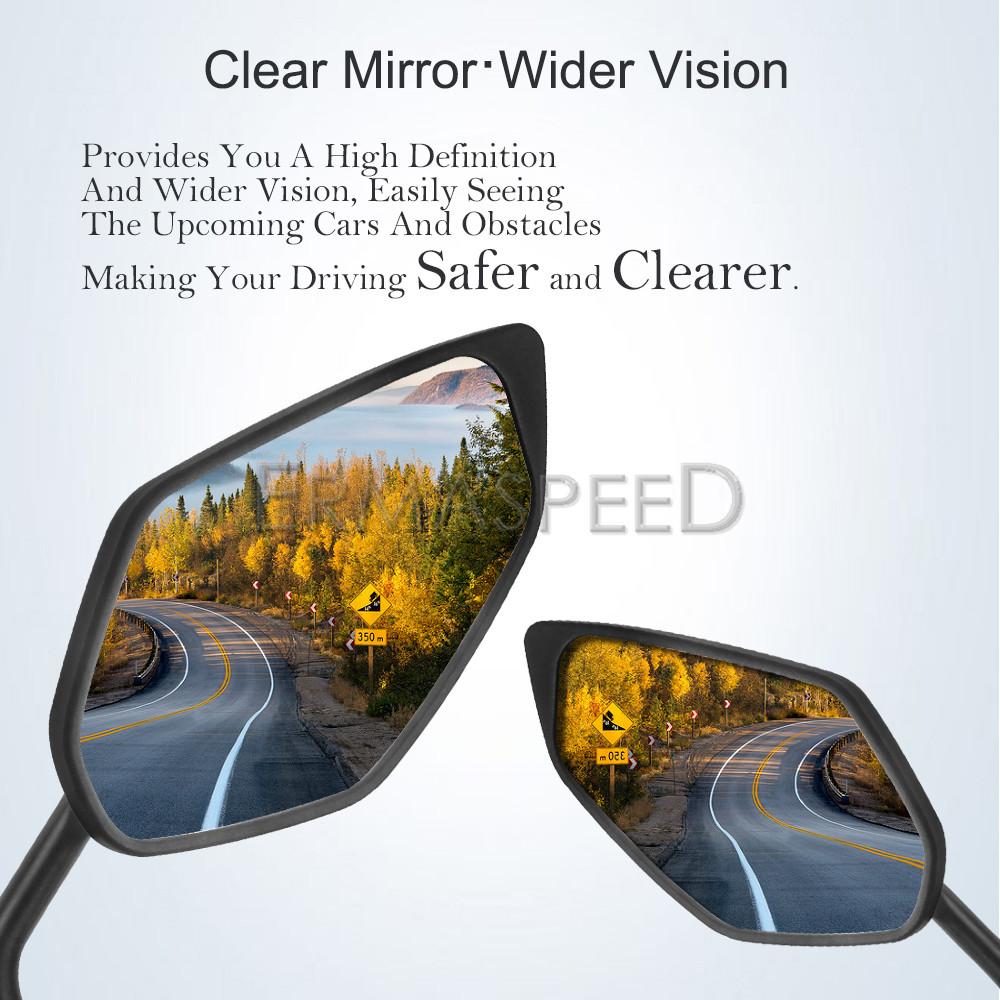 1 пара модных универсальных зеркал заднего вида для мотоцикла и скутера в форме листа, переднее и боковое зеркало заднего вида для мотоцикла, электронного велосипеда