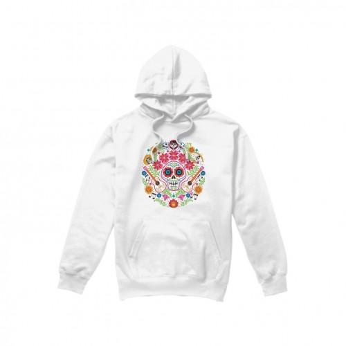 Coco Mens Day Of The Dead Ernesto Miguel Hector Patch Hoodie