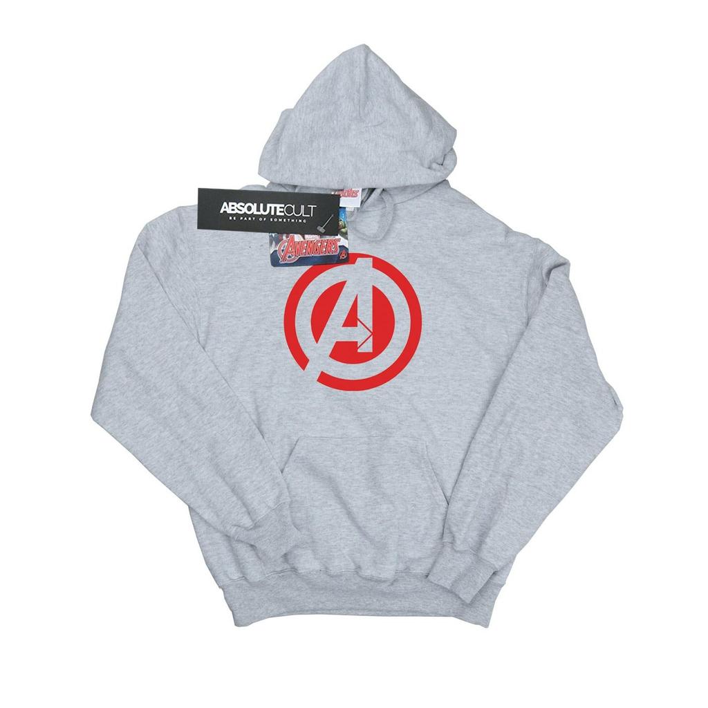 Marvel Boys Avengers Assemble Solid A Logo Hoodie