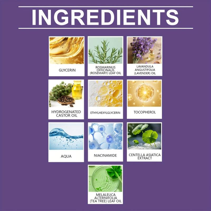 Ароматический роллер с эфирным маслом, Освежающий и портативный шарик для ухода за телом с растительными экстрактами, обогащенный ниацинамидом и центеллой азиатской