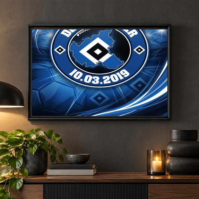 Hamburger SV Football Diamond Painting Kit 5D Full Drill DIY Diamond Mosaic Wall Art Home Decor