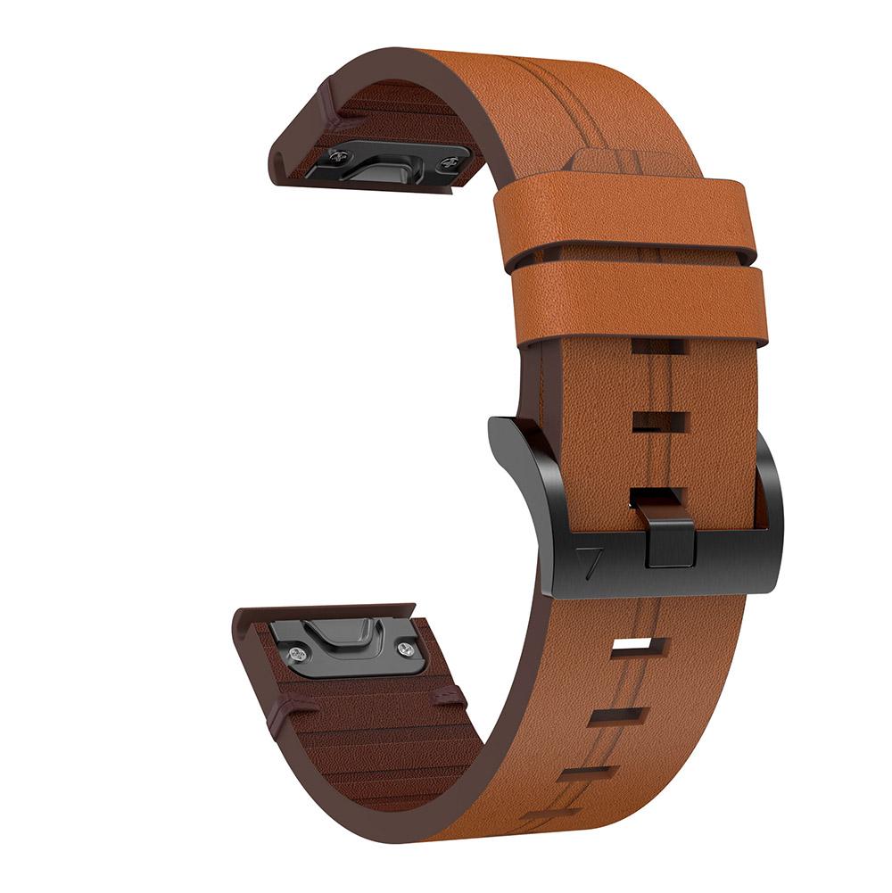 26MM Silicone Leather Strap for Garmin Fenix 6X 7X 5x 5xPlus 3 3HR Watch Quick Release Band Easy Fit Wristband for Fenix 6x Pro