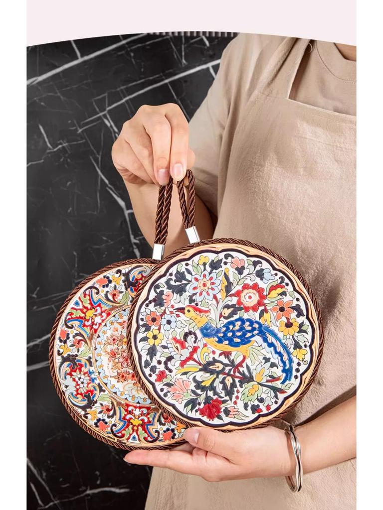 Изолированный коврик для стола, устойчивый к высоким температурам: Прихватка, подставка и защита от ожогов для посуды, мисок и запеканок