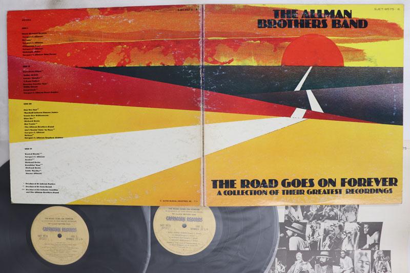 Виниловая пластинка ALLMAN BROTHERS BAND Road Goes On Forever SJET95756 CAPRICORN 1976 Япония Рок Б/у
