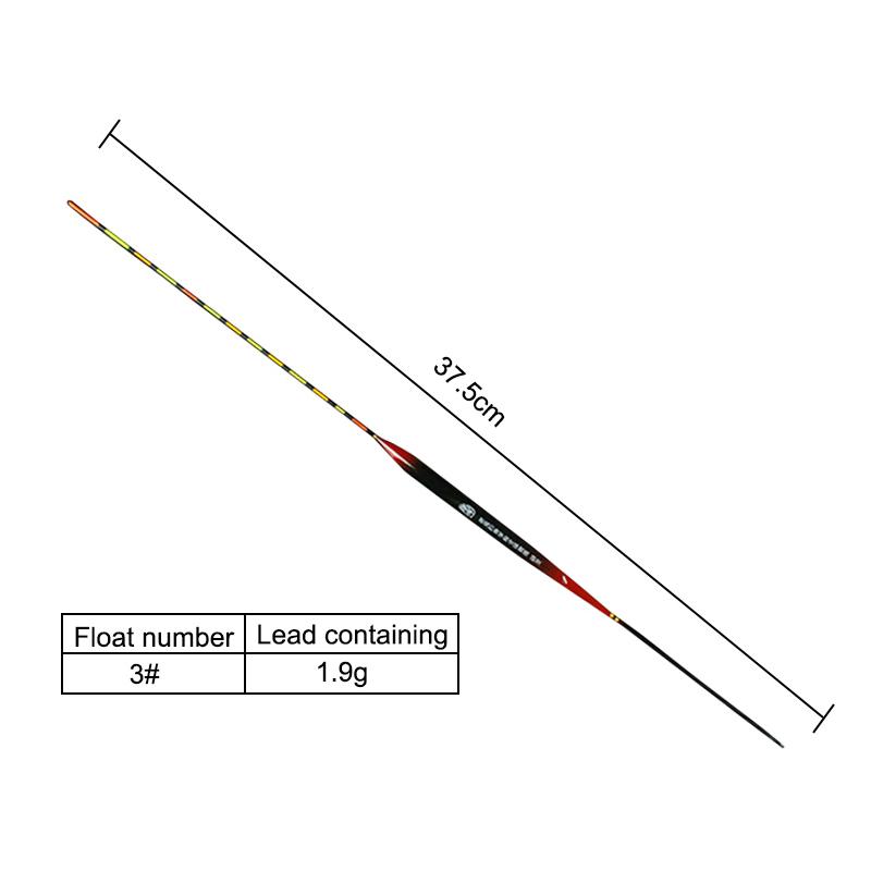 Балканский деревянный поплавок для плавающей рыбы Привлекательный карась Более толстый чувствительный Привлекательный дневной и ночной двойного назначения