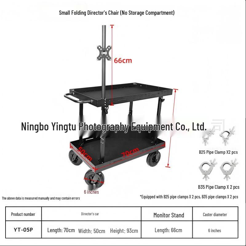 Director's Folding Tool Cart: Studio Shooting Hand Truck & Workbench