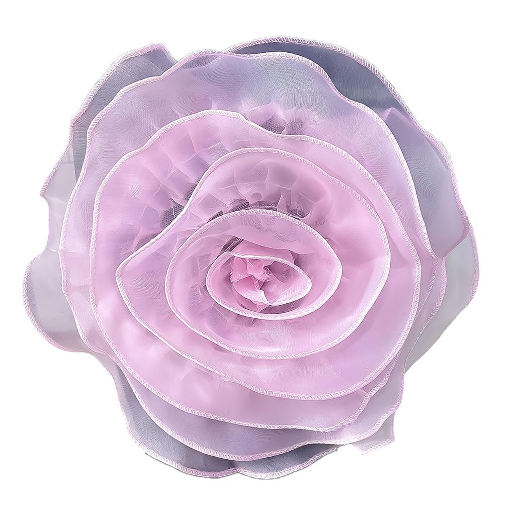 Large Rose Flower Brooches for Women Handmade Cloth Florals Lapel Pin Corsage Fashion Jewelry Badge Coat Accessories
