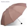 Paradise Umbrella Ультрабольшой зонт для мужчин и женщин, Деловой зонт, Усиленный двусторонний зонт от солнца и дождя, Черное покрытие от солнца