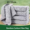 5/10 шт. бамбуковая тряпка из углеродного волокна кораллового бархата для уборки кухни, полотенце для рук, салфетка для мытья посуды, суперабсорбент