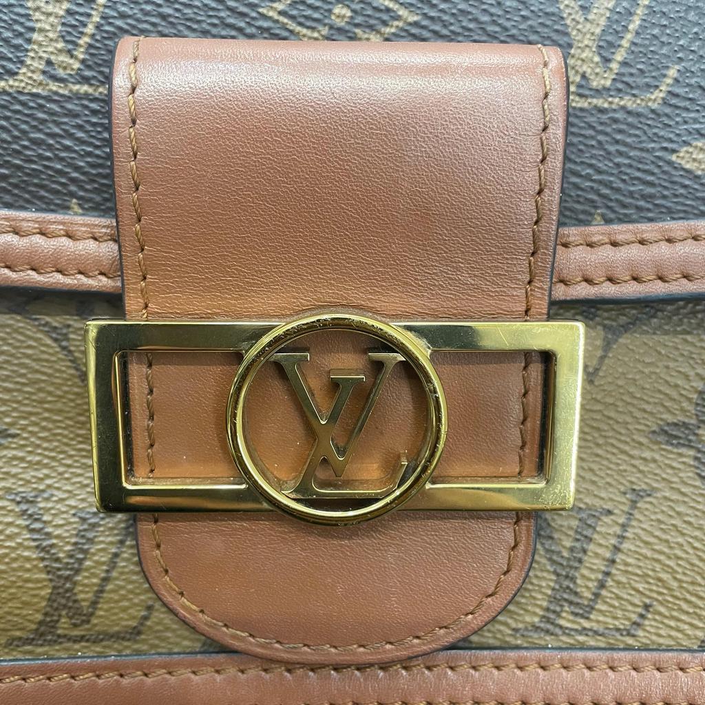 [Pre-Owned] Louis Vuitton Mini Dauphine 'Brown Monogram Reverse Canvas' - Very Good #BI7LZ