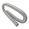 32mm 60/100/150cm Air Diesel Parking Heater Stainless Steel Exhaust Pipe Double-layer Exhaust Pipe Without Cap + 2 Clamps for Webasto Heater