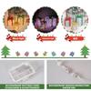 3Pcs Christmas Glowing Decoration Lighted Gift Boxes Set Xmas Lighting Box  Party Home Scene Layout