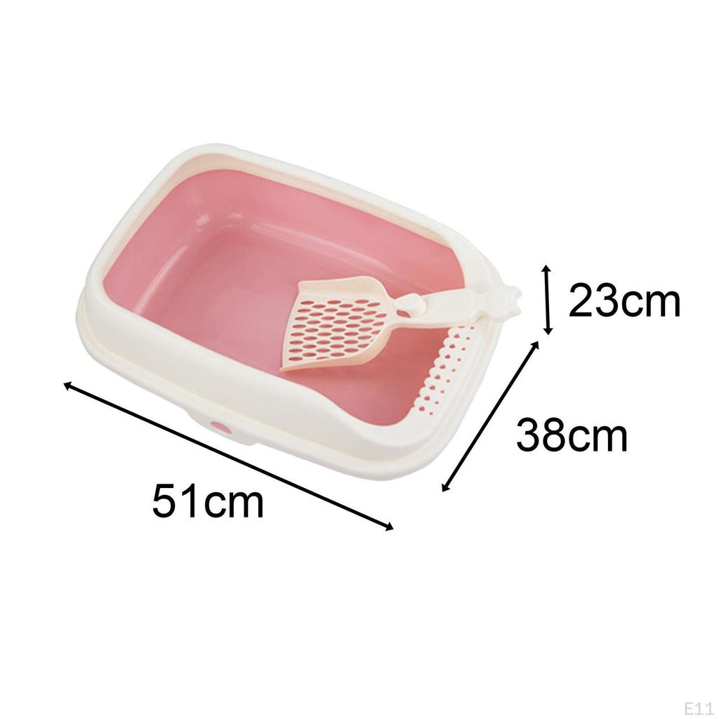 Открытый лоток для кошек Kitty Tray Горшок Туалет Подкладка для кролика