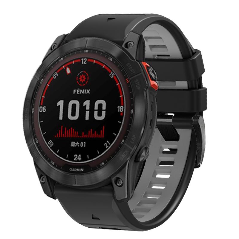 22 26MM силиконовый ремешок для часов Garmin Fenix 7 7X 6X 6 Pro 5 5X Plus Epix Gen2 Enduro 2 WristStrap QuickFit Release Bracele