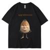 Streetwear Funny Egg Ed Sheeran Meme Graphic T Shirt Breathable Casual Short Sleeve Men Women Tee Shirts Oversized Gift