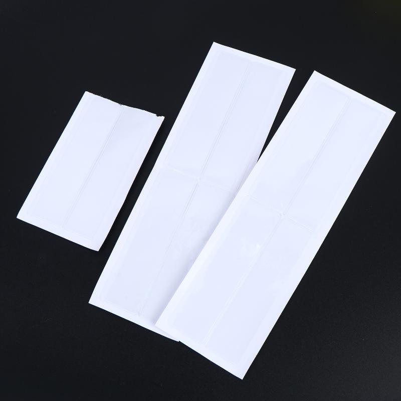 10Pcs Clear Self-Adhesive PVC Shelf Tag Pockets Removable Label Holders for Home Drawer Closet Organizing