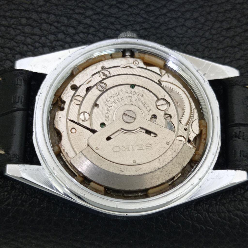 ЯПОНСКИЕ ВИНТАЖНЫЕ ОТРЕМОНТИРОВАННЫЕ АВТОМАТИЧЕСКИЕ МУЖСКИЕ ЧАСЫ SEIKO 5 С ЗЕЛЕНЫМ ЦИФЕРБЛАТОМ a444256-1