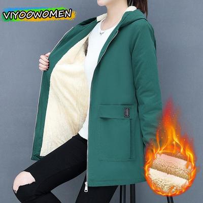 Женское свободное бархатное толстое зимнее пальто с капюшоном, куртка, пальто, ветровка для женщин, уличная одежда