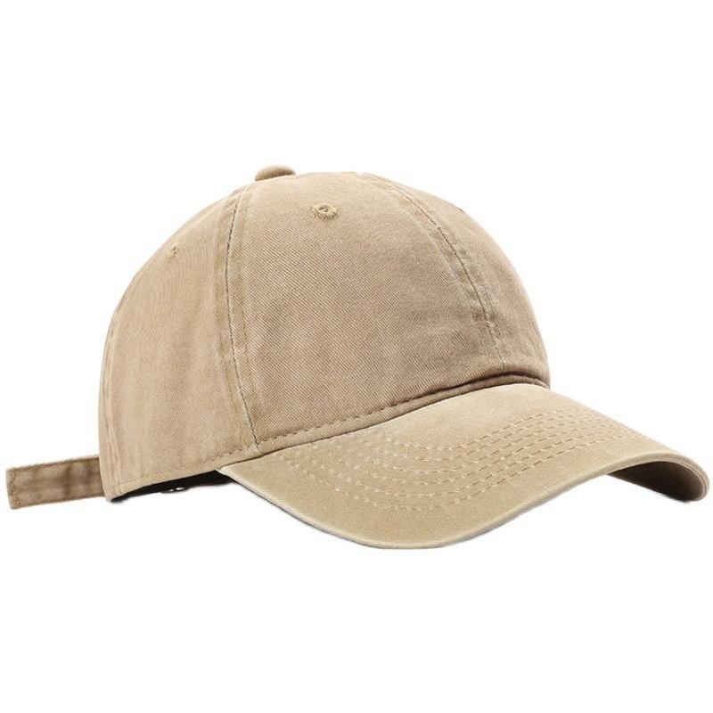 Cotton Fashionable Pure Baseball Hat Soft Brim And Adjustable Size