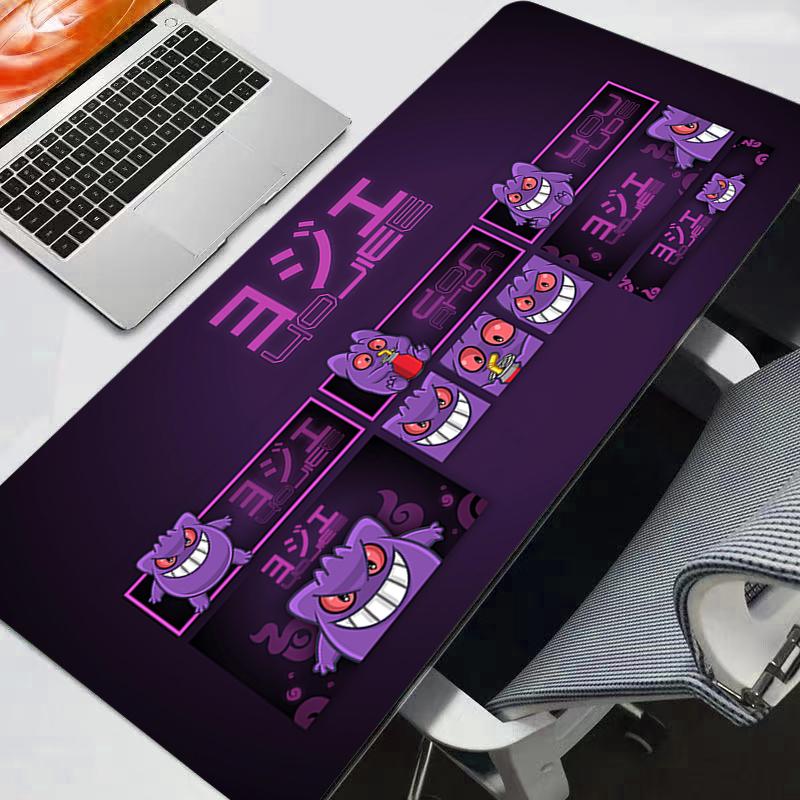 Gengar Mouse pad Pokemon Pikachu Computer Speed type carpet mat for esports players Laptop Keyboard Mousepad Office Desk Mat