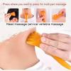 Хороший уход за красотой декомпрессионный скребок акупунктурные точки декомпрессионный инструмент для расслабления пятикогтевой массажер массажный инструмент массаж кожи головы 5 шт меридианная расческа