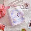 Vintage Card Storage Booklet Oil Painting Style Loose Leaf Binders Cover  Photographs Accessories