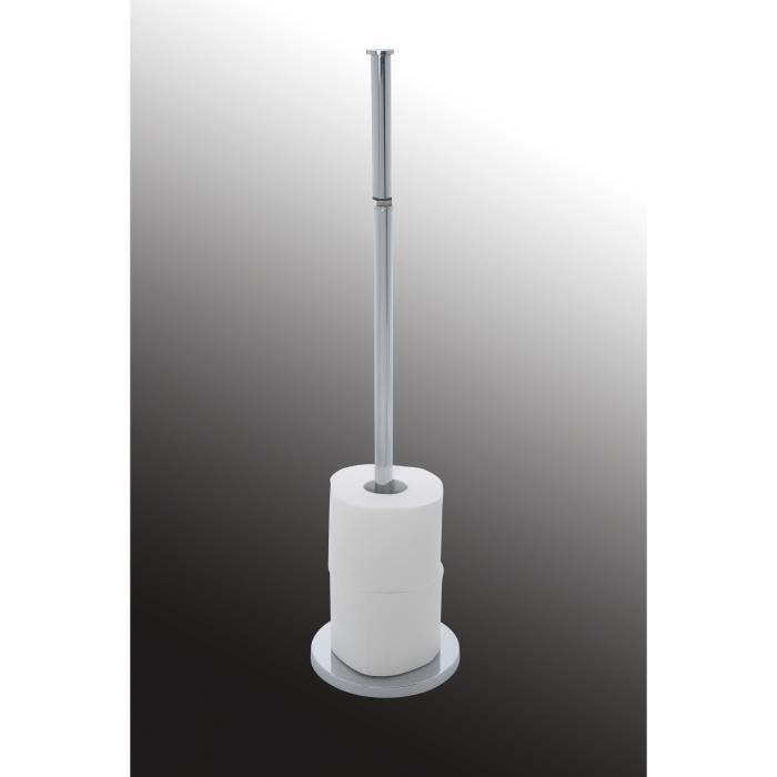 Туалетная бумага WENKO Support Papier 2en1, Туалетная бумага Porte Papier и туалетная бумага Dérouleur, Acier, 21x55x17 см, Brillant