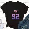 Горячая Распродажа Корейский KPOP BTS Модный Топ Футболка с Коротким Рукавом Кавайные Друзья Летняя Одежда Тот же Стиль Мужская Женская Футболка Kpop Звезда Футболка
