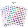 5 шт. номер наклейки этикетка лак для ногтей цветной гель лак клей флакон помада типсы дисплей марка нумерация маникюрный инструмент