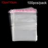 Gifts Cellophane OPP Jewelry  Self Adhesive Pocket Transparent Package Seal Pouch Plastic Candy Bag
