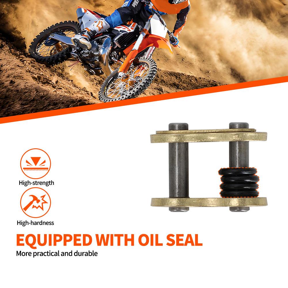 420 428 520 525 530HV Chain Connector Heavy Connecting Master Joint Link With O-Ring Chain Lock Motorcycle Buckle Ring Link JFG