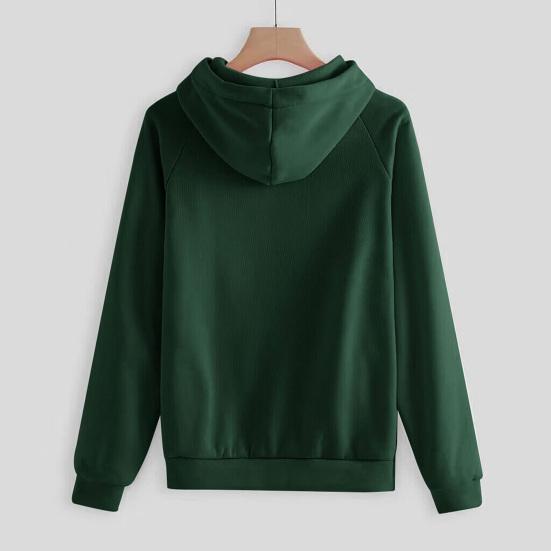 2 Pcs/Set Women Hoodie Pants Suit Solid Color Plush Long Sleeves Thick Top Elastic Waist Ankle-banded Trousers Sport Fitness