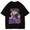 Funny Diabetes Raccoon Meme Graphic T Shirts Women Clothing Fashion Y2k T-shirt Summer Casual T-shirts Summer Streetwear Y2K Top