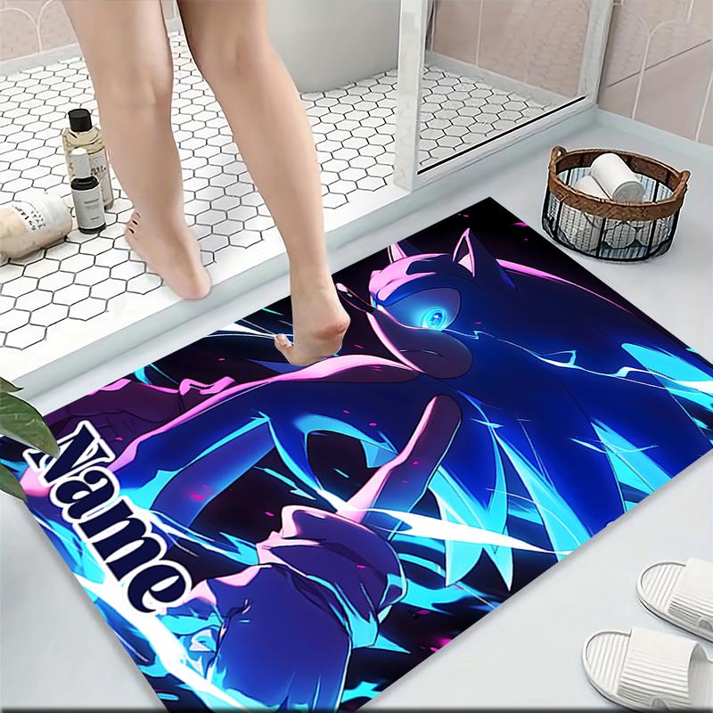 Custom Name "Shark Power: Tralalero Triala" Carpet Rug Customizable Soft Washable Anti-Slip Home Living Room Sofa Mats Personalized Rug. 090994