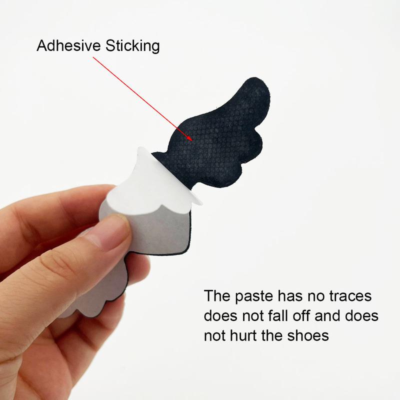 Женские губчатые подушечки для пяток, клейкие пластыри в виде крыльев ангела для облегчения боли, наклейка на обувь на высоких каблуках, подкладка для ухода за ногами, захваты, стелька, подушка