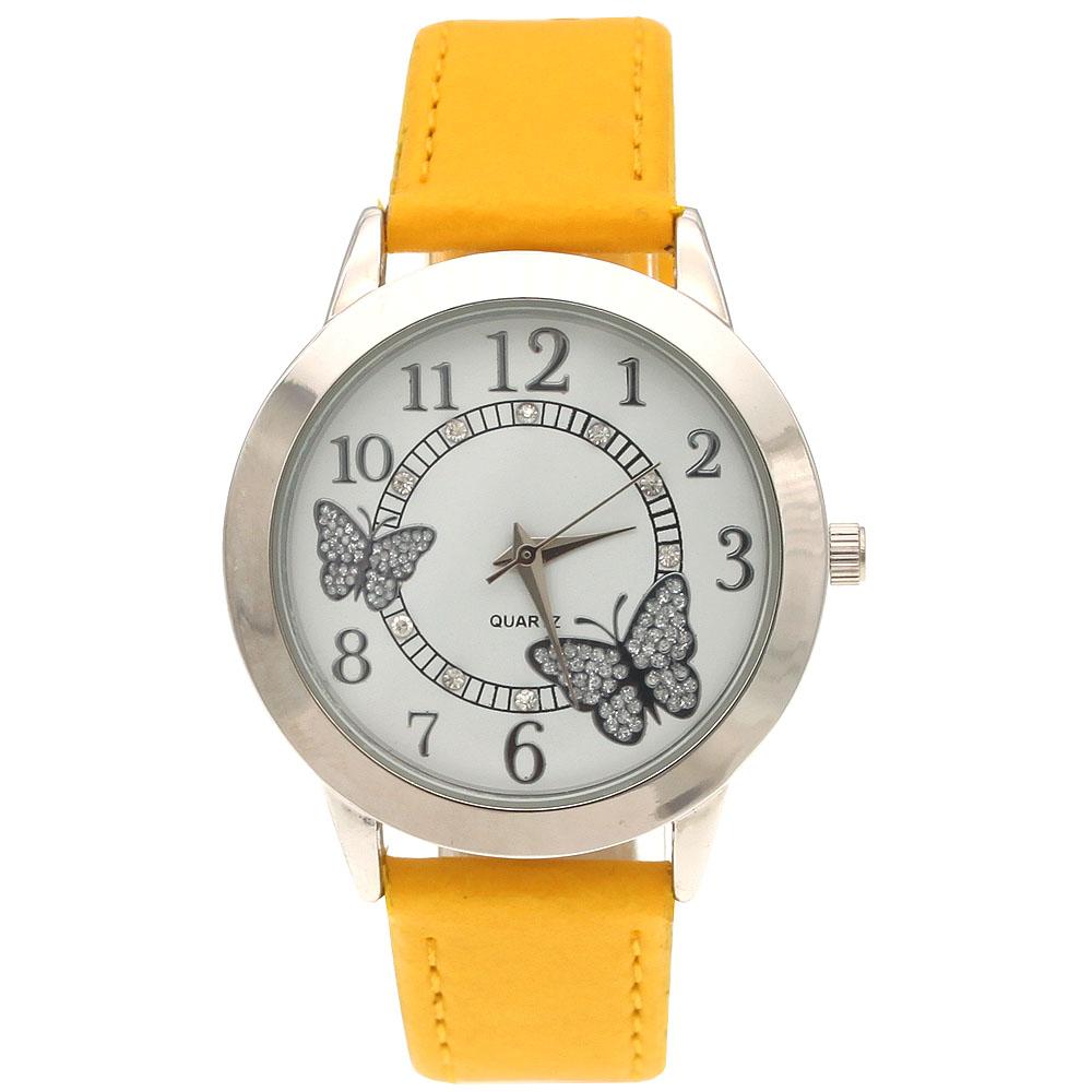 High Quality Ladies Quartz Dress Watch Female Clock Wristwatch Montre Femme Relogio Feminino Butterfly Dial Gifts
