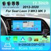 12,3-дюймовый экран Android 14 для Seat Leon 3 MK3 MK 3 2012 - 2020, автомобильное радио, GPS-навигация, 4G DSP BT, видеоплеер Carplay, авто